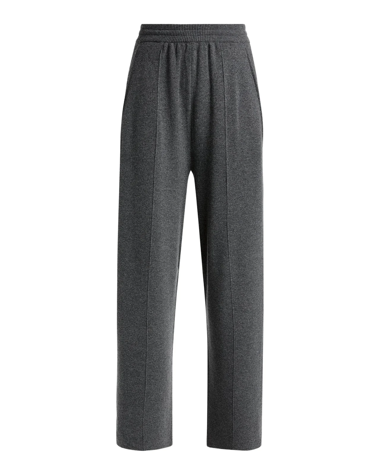 Lanvin Wool-Cashmere Relaxed-Leg Pull-On Trousers