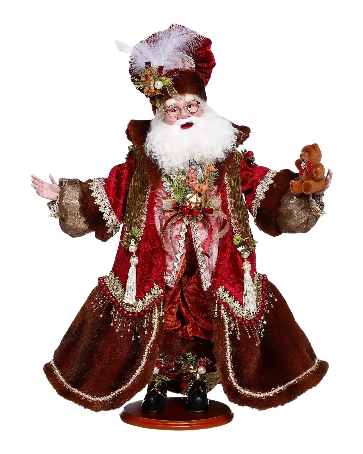 Mark Roberts Teddy Bear & Toys Santa Figurine