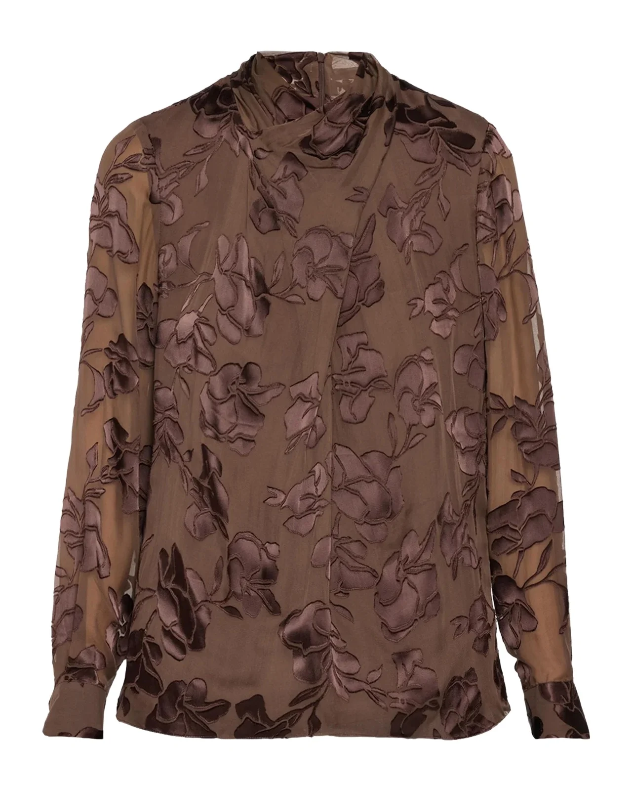 The Tiffany Floral Burnout Blouse The Tiffany Floral Burnout Blouse