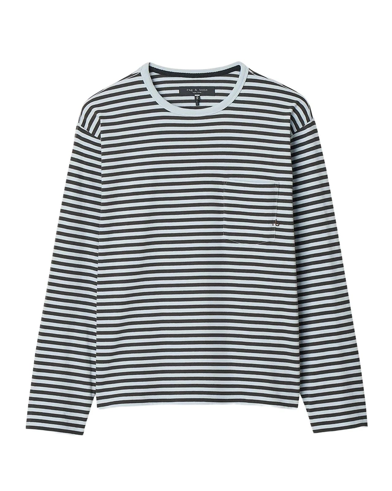 Men's Striped Cotton Boxy T-Shirt