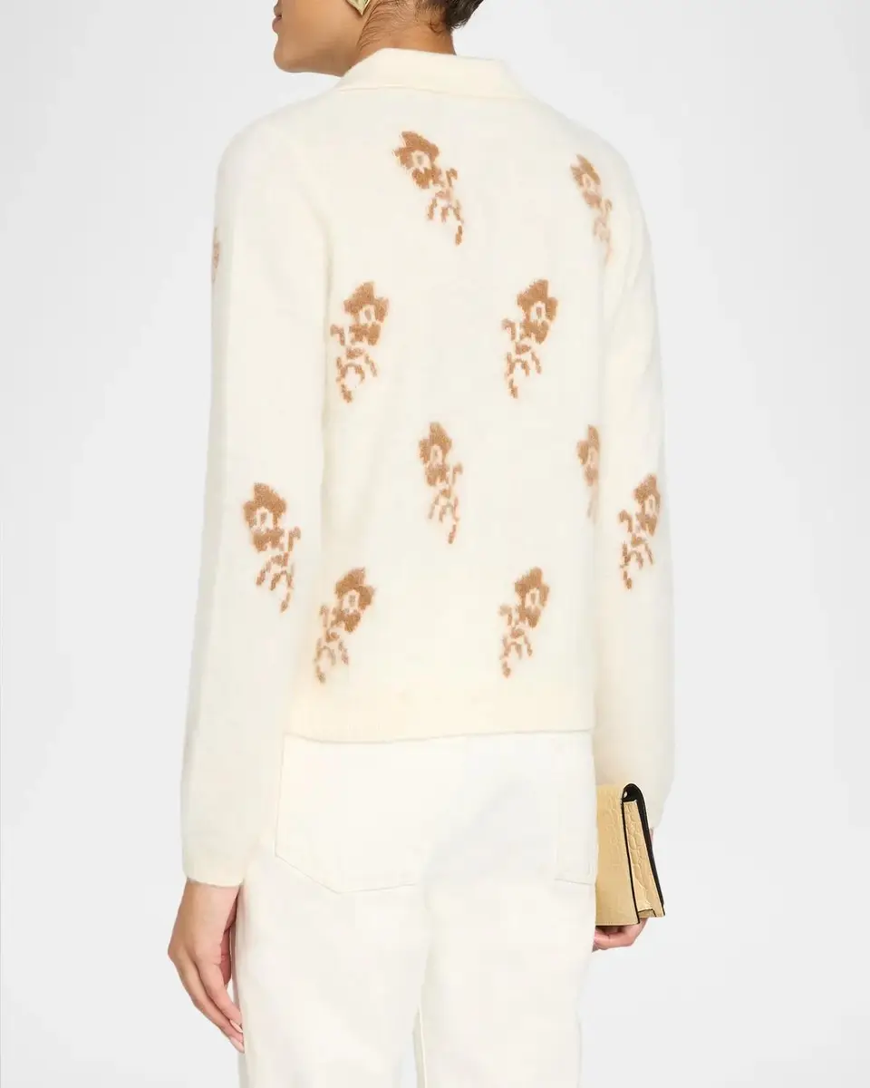 Elie Tahari The Raelynn Floral Knit Sweater | Thumbnail 3 Elie Tahari The Raelynn Floral Knit Sweater | Thumbnail 3