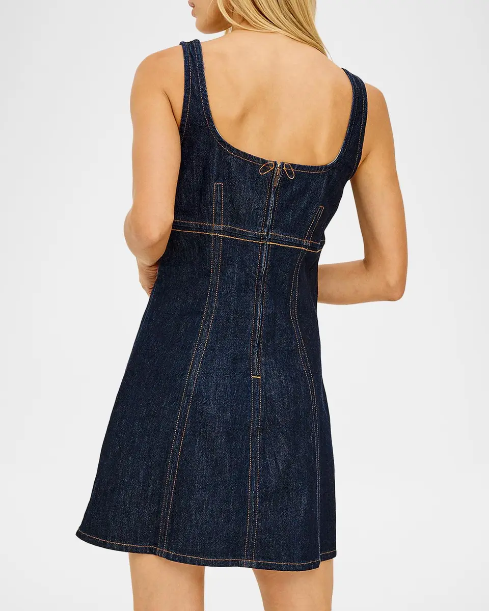 RAILS Cove Petal Sleeveless Denim Mini Dress | Thumbnail 3 RAILS Cove Petal Sleeveless Denim Mini Dress | Thumbnail 3