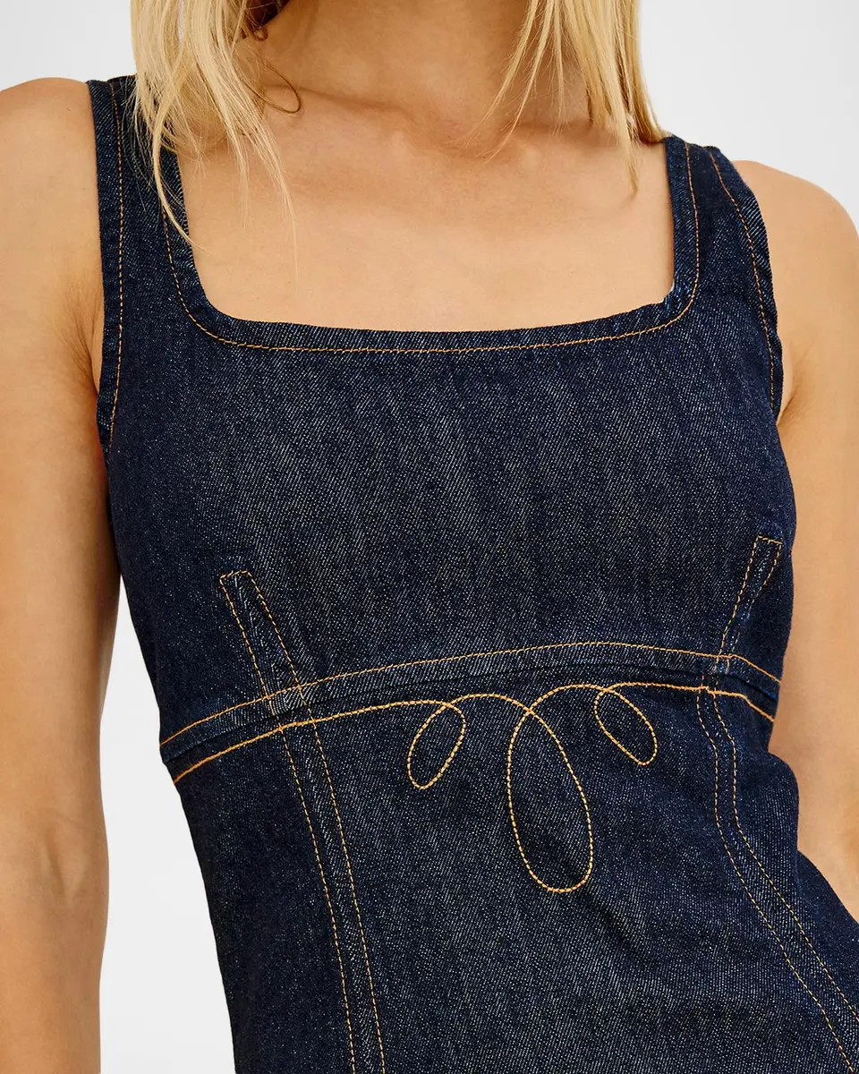 RAILS Cove Petal Sleeveless Denim Mini Dress | Thumbnail 5 RAILS Cove Petal Sleeveless Denim Mini Dress | Thumbnail 5