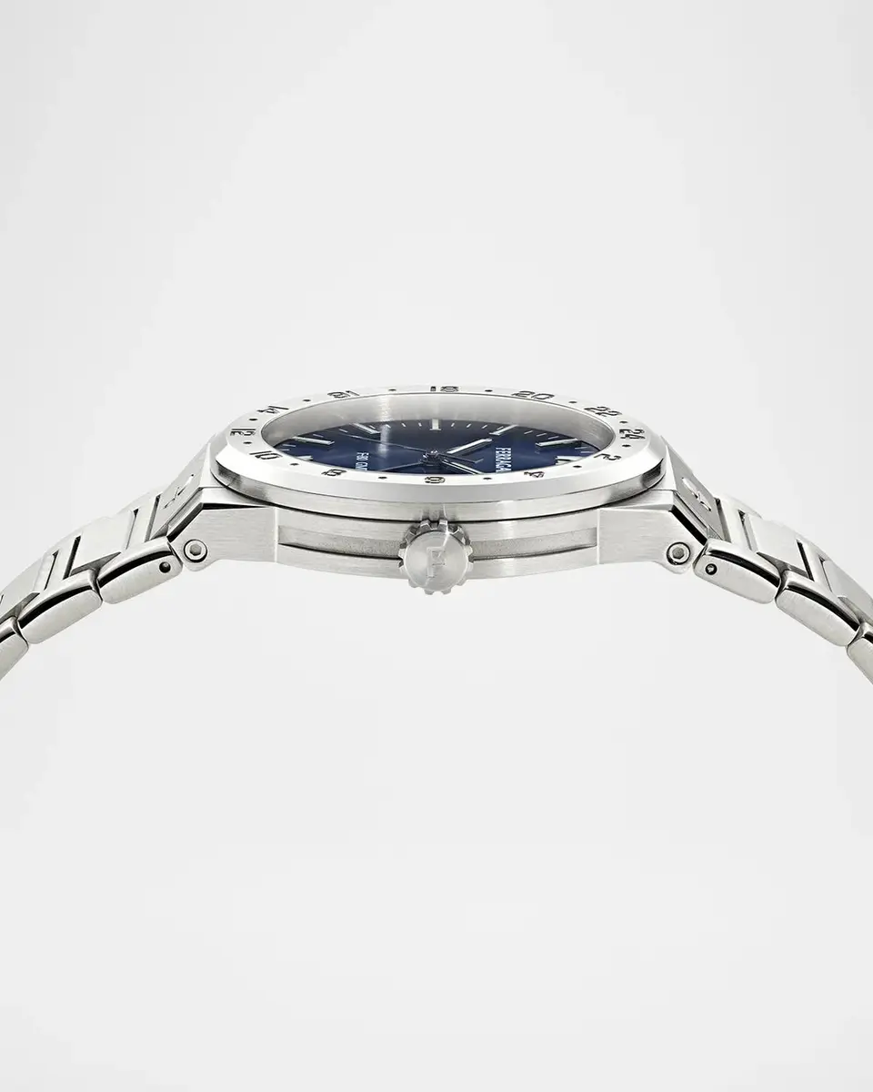 Ferragamo Men's F-80 Classic GMT 41mm Stainless Steel Bracelet Watch | Thumbnail 4 Ferragamo Men's F-80 Classic GMT 41mm Stainless Steel Bracelet Watch | Thumbnail 4