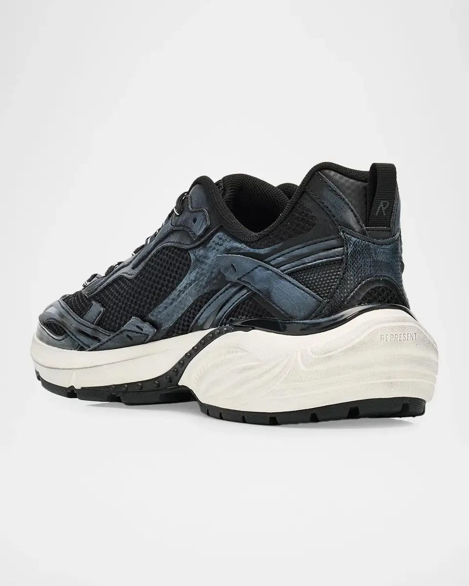 Represent Men's Storm Torn Mesh & Faux-Leather Sneakers | Thumbnail 2