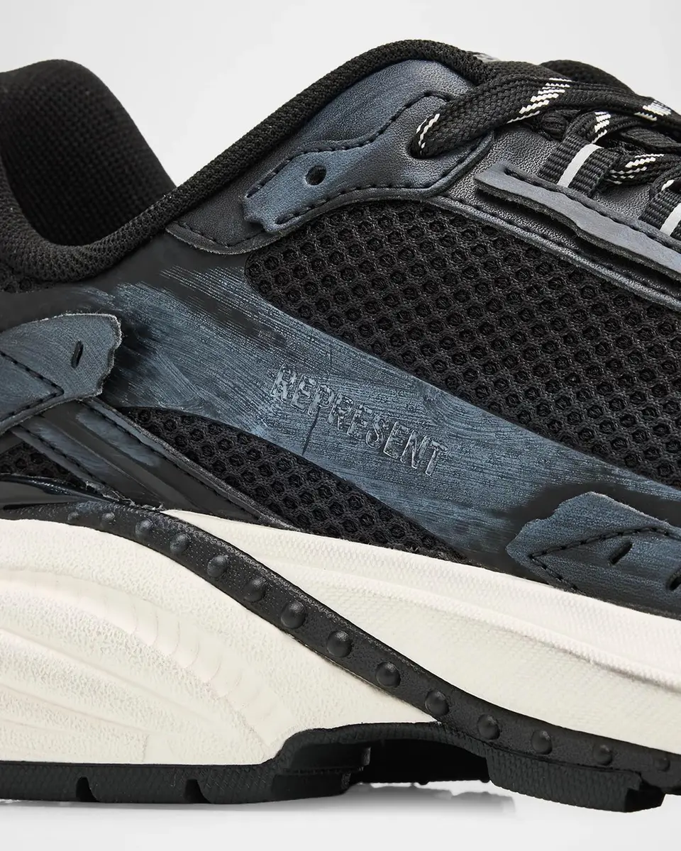 Represent Men's Storm Torn Mesh & Faux-Leather Sneakers | Thumbnail 4