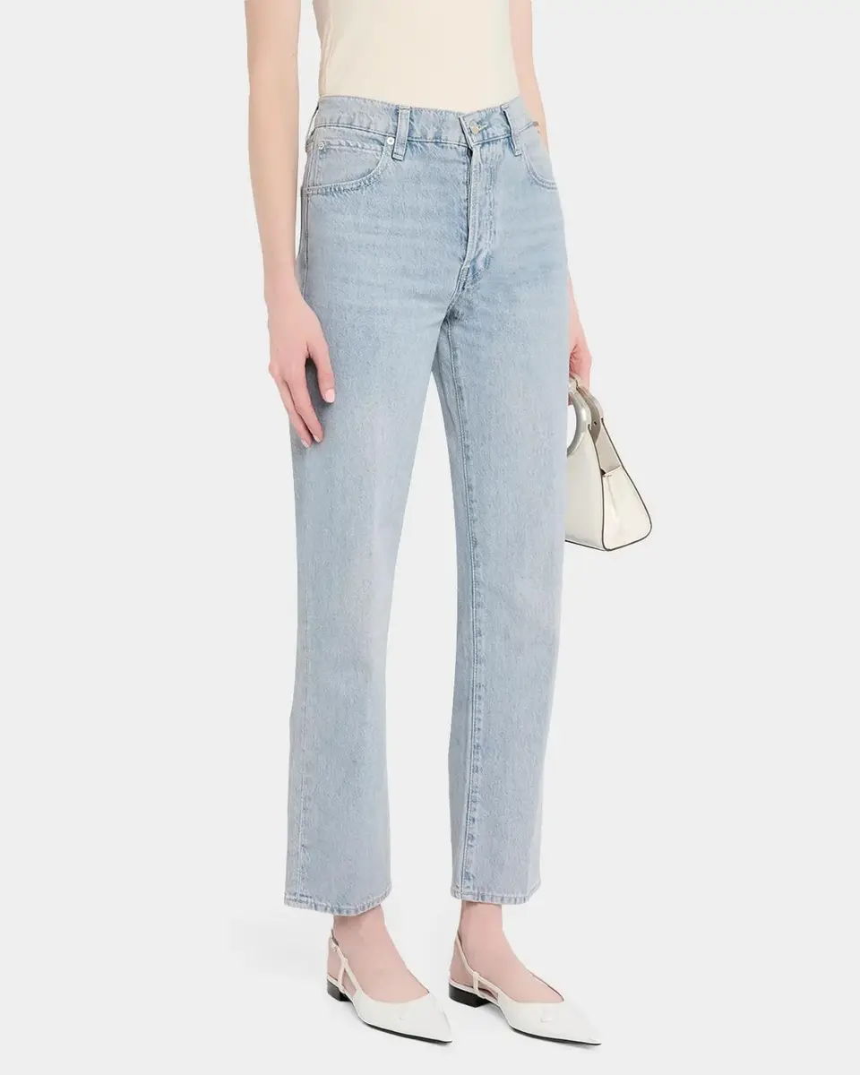 Frame The Essential Slim-Leg Ankle Denim Pants | Thumbnail 4 Frame The Essential Slim-Leg Ankle Denim Pants | Thumbnail 4