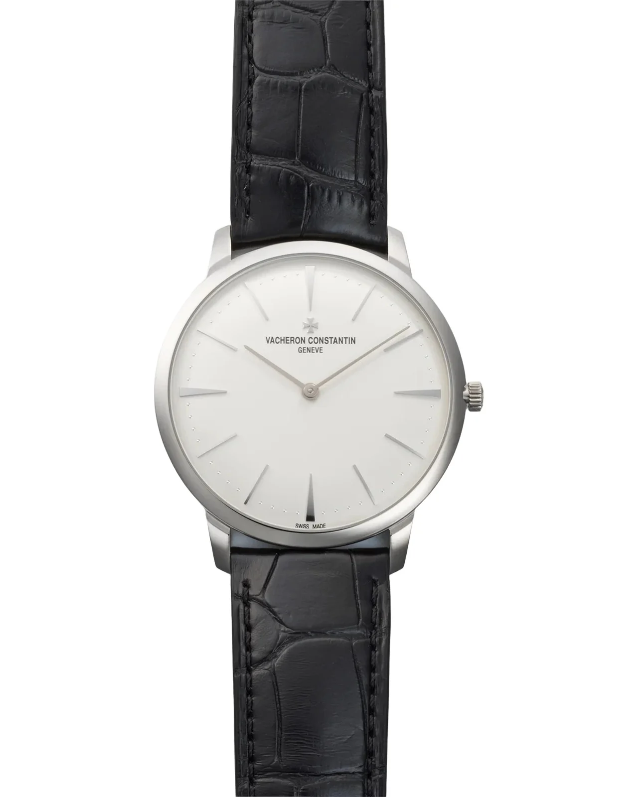 Vintage Watches Men's Vacheron Constantin Patrimony Alligator-Strap Watch, 40mm