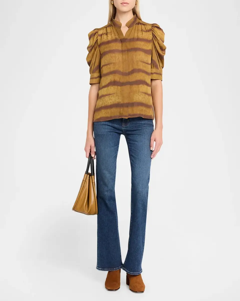 Frame The Gillian Silk Top | Thumbnail 2