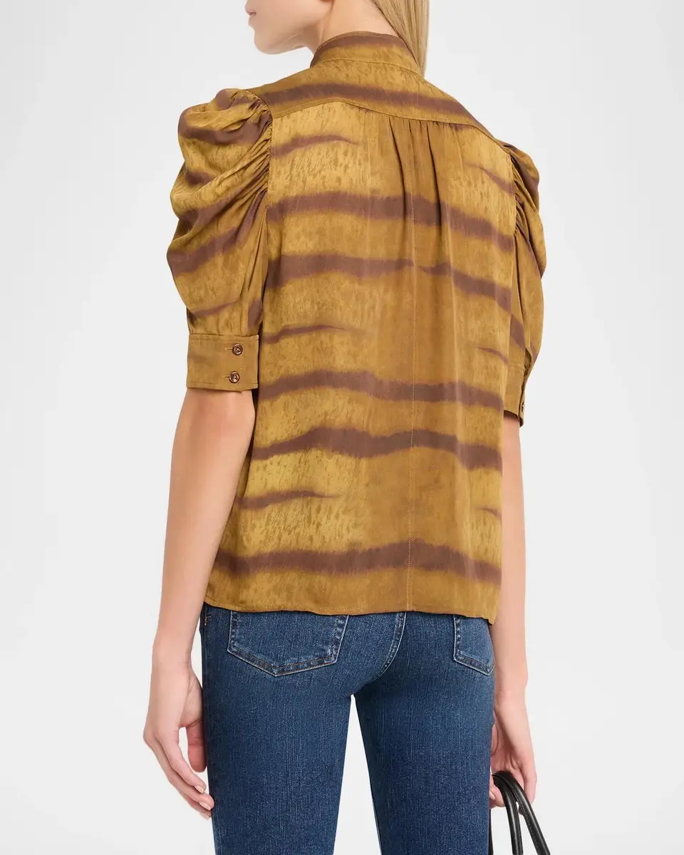 Frame The Gillian Silk Top | Thumbnail 3