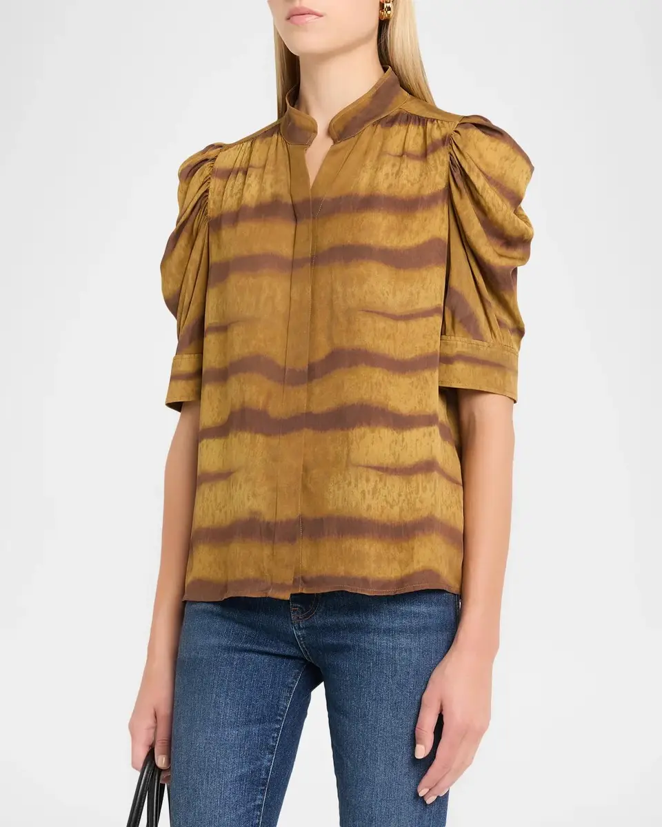 Frame The Gillian Silk Top | Thumbnail 4