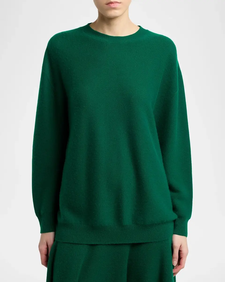 TOM FORD Boutique Cashmere Oversized Crewneck Sweater | Thumbnail 4 TOM FORD Boutique Cashmere Oversized Crewneck Sweater | Thumbnail 4