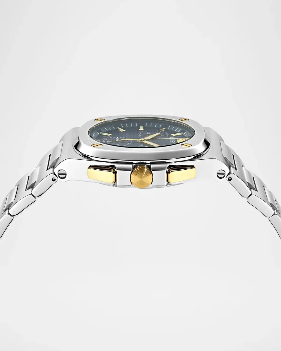 Versace 43mm Tolomeo Chronograph Bracelet Watch | Thumbnail 4 Versace 43mm Tolomeo Chronograph Bracelet Watch | Thumbnail 4