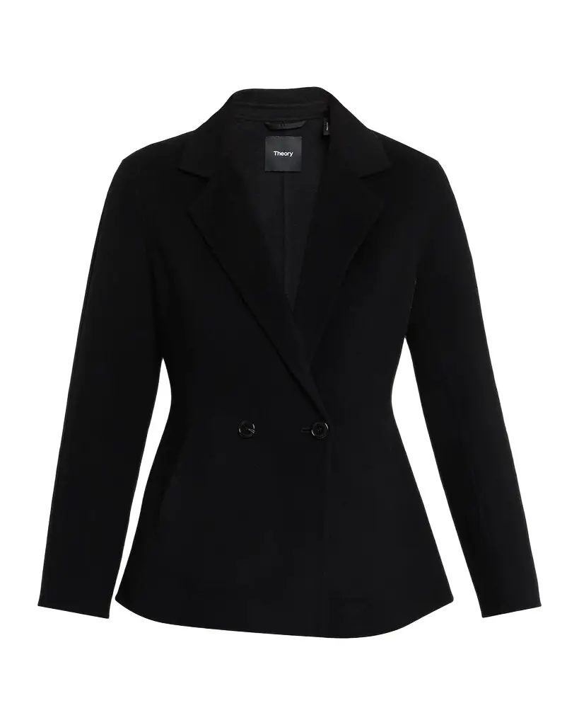 Double-Face Wool-Blend Blazer