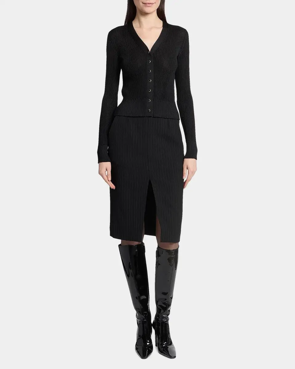 Saint Laurent Francoise Patent Leather Knee-High Boots | Thumbnail 3