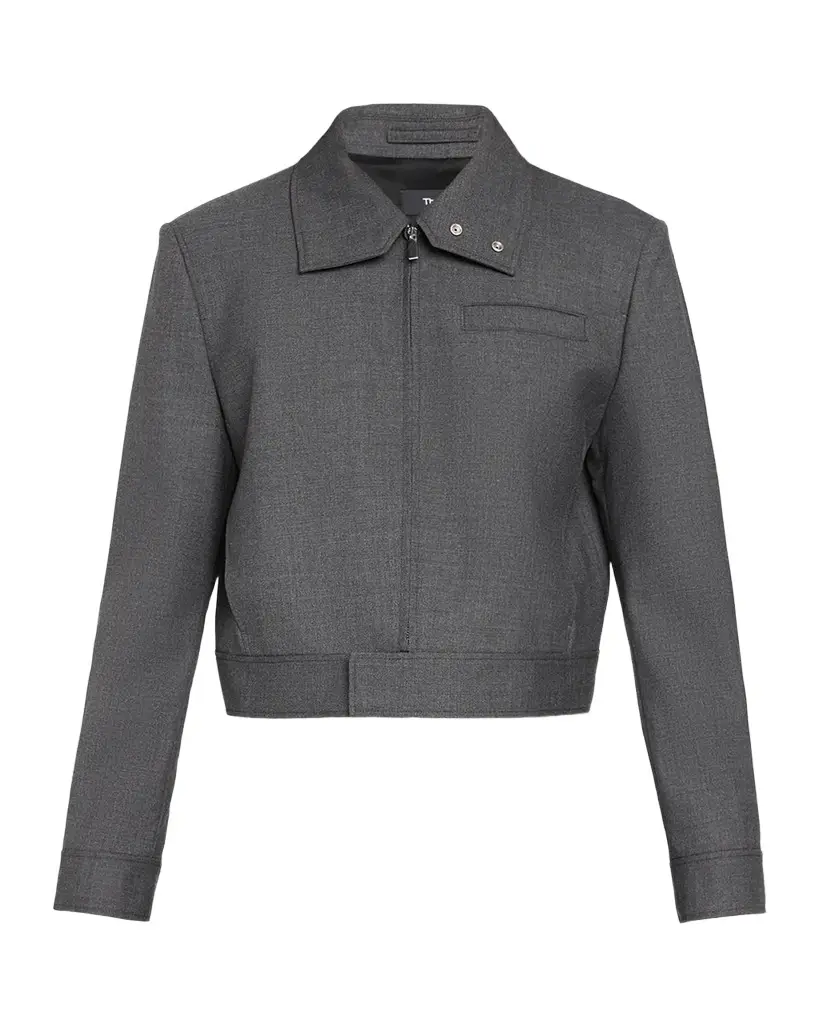 Cropped Harrington Jacket Cropped Harrington Jacket
