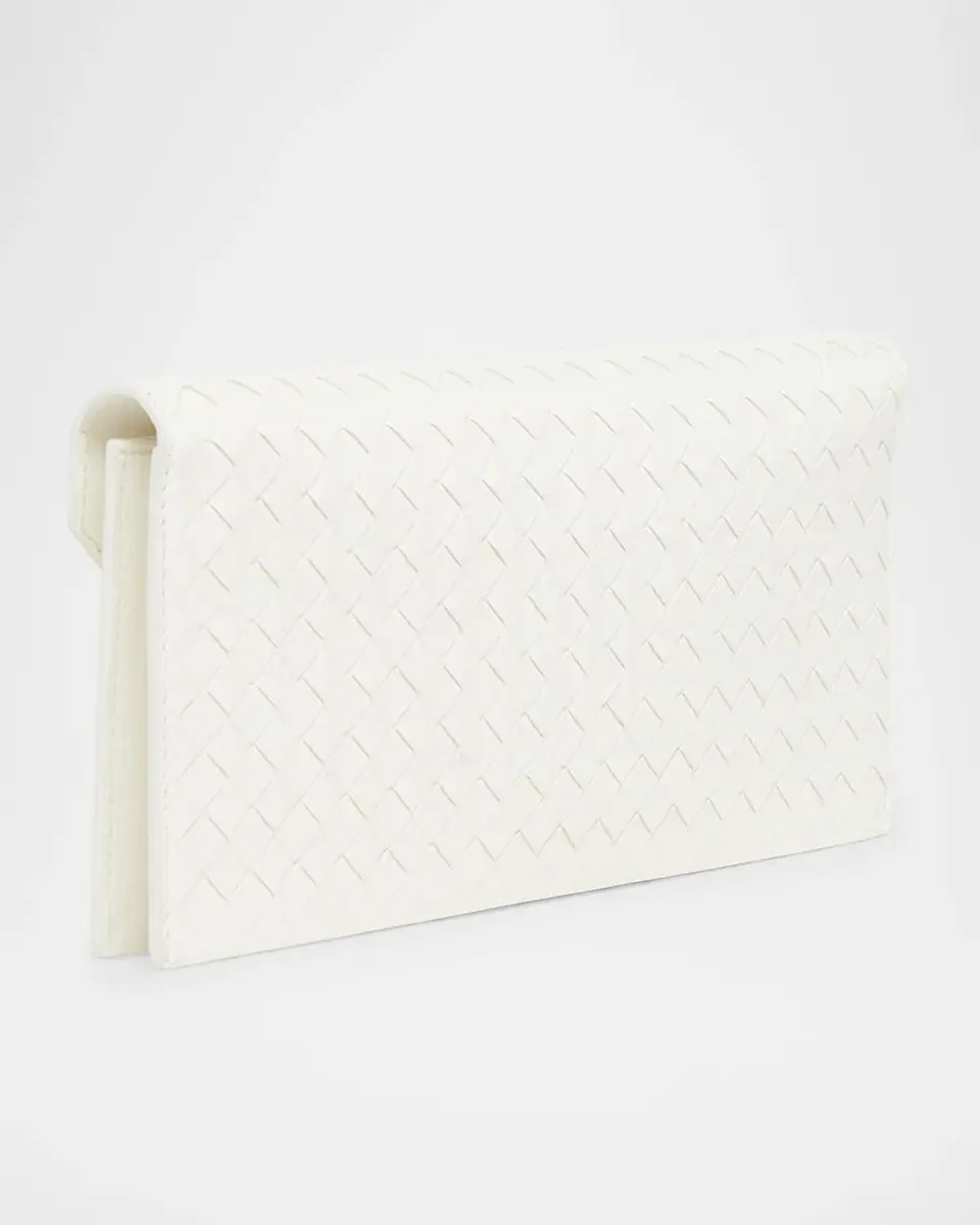 Bottega Veneta Intrecciato Flap Nappa Leather Shoulder Bag | Thumbnail 2 Bottega Veneta Intrecciato Flap Nappa Leather Shoulder Bag | Thumbnail 2