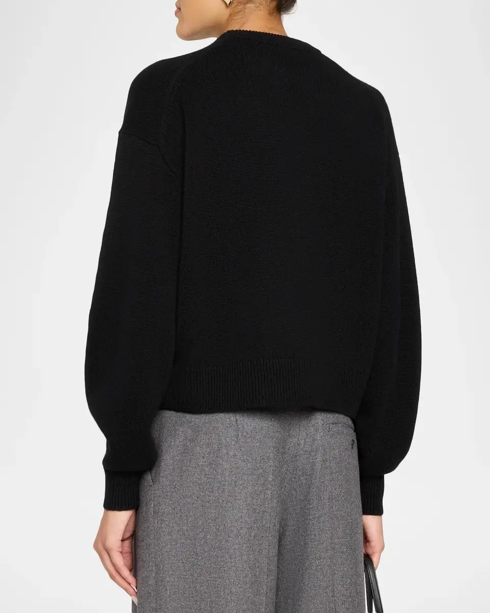 Theory Cashmere Cropped Crewneck Sweater | Thumbnail 3