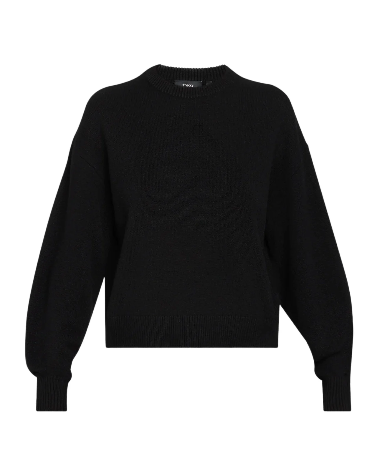 Cashmere Cropped Crewneck Sweater