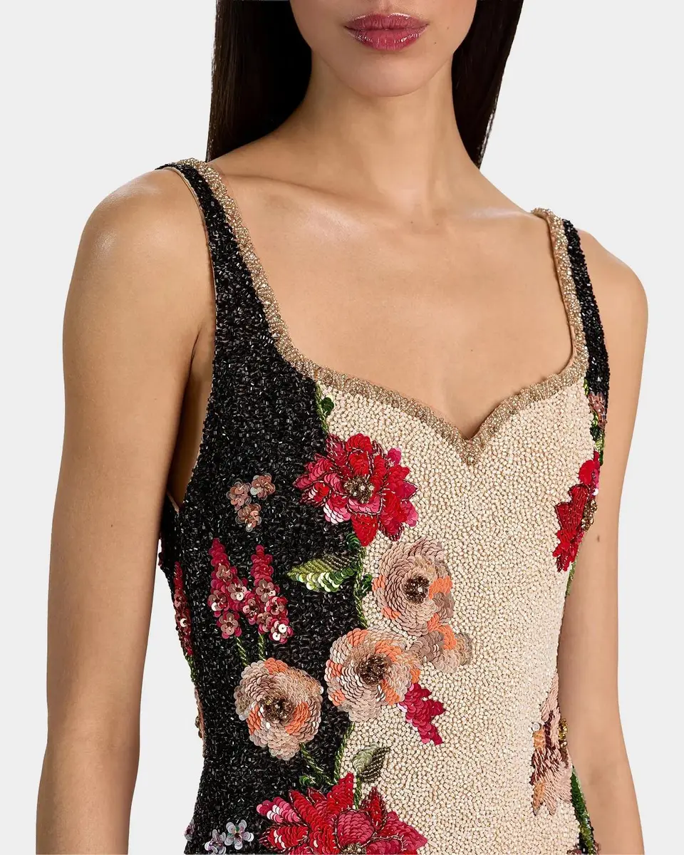 Alice + Olivia Eve Embellished Mini Dress | Thumbnail 5 Alice + Olivia Eve Embellished Mini Dress | Thumbnail 5