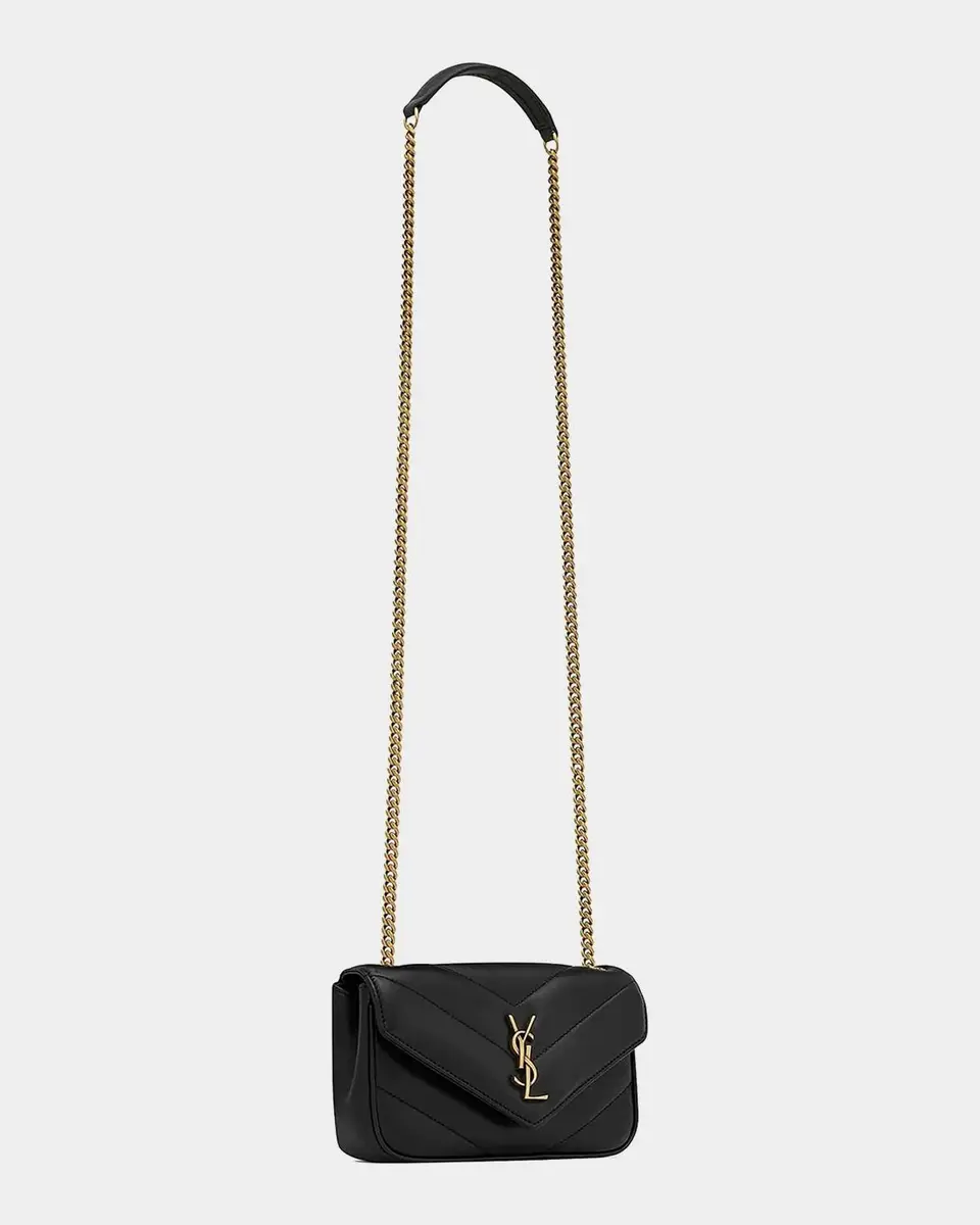 Saint Laurent Loulou Mini YSL Quilted Crossbody Bag | Thumbnail 7