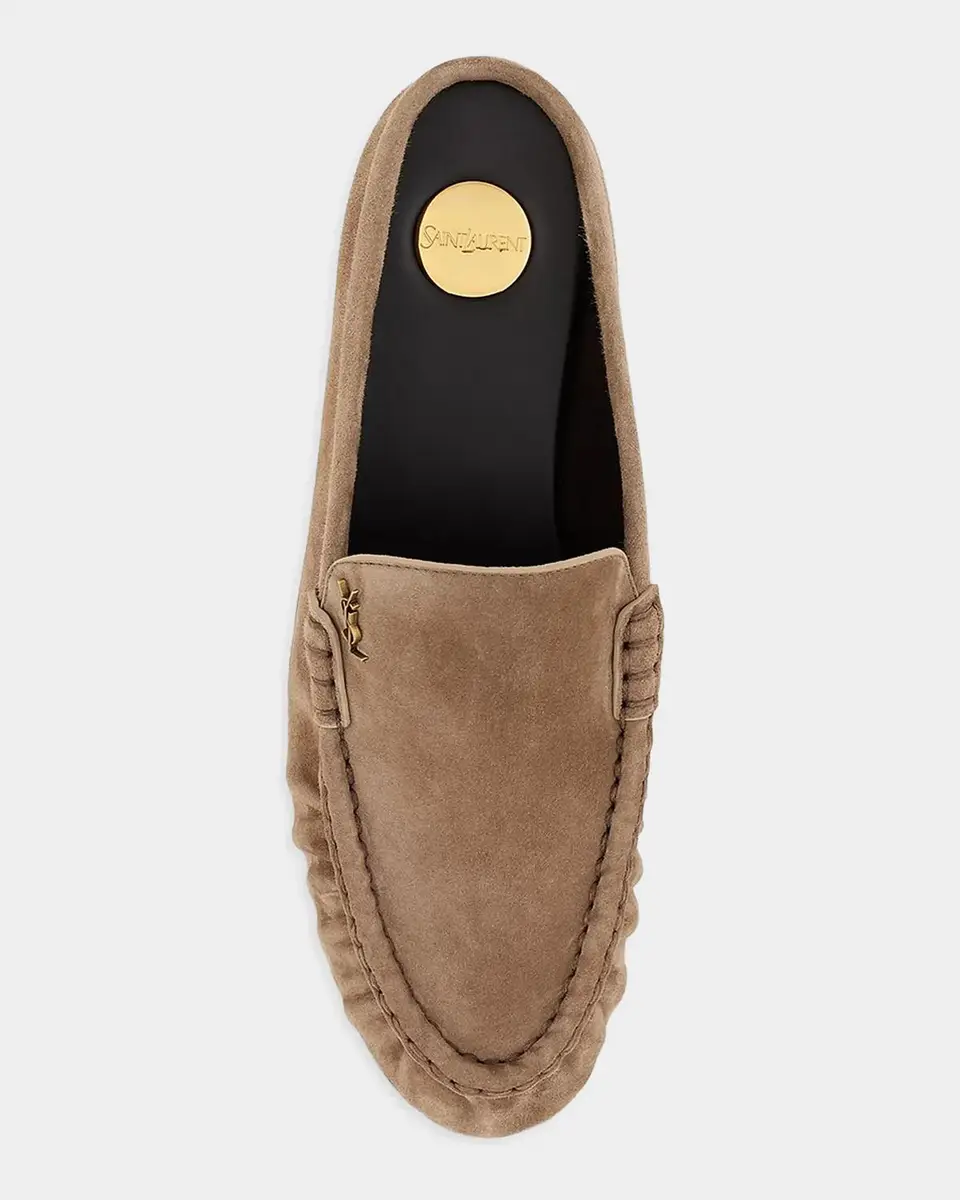 Saint Laurent Le Loafer Loafer Mules in Suede | Thumbnail 5 Saint Laurent Le Loafer Loafer Mules in Suede | Thumbnail 5