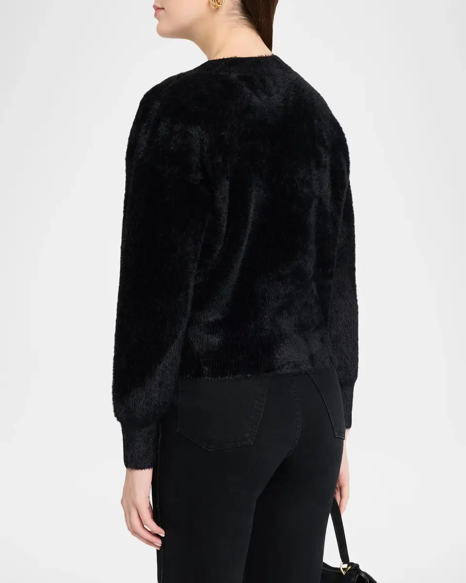 L'Agence Nimbus Fuzzy Crewneck Sweater | Thumbnail 3