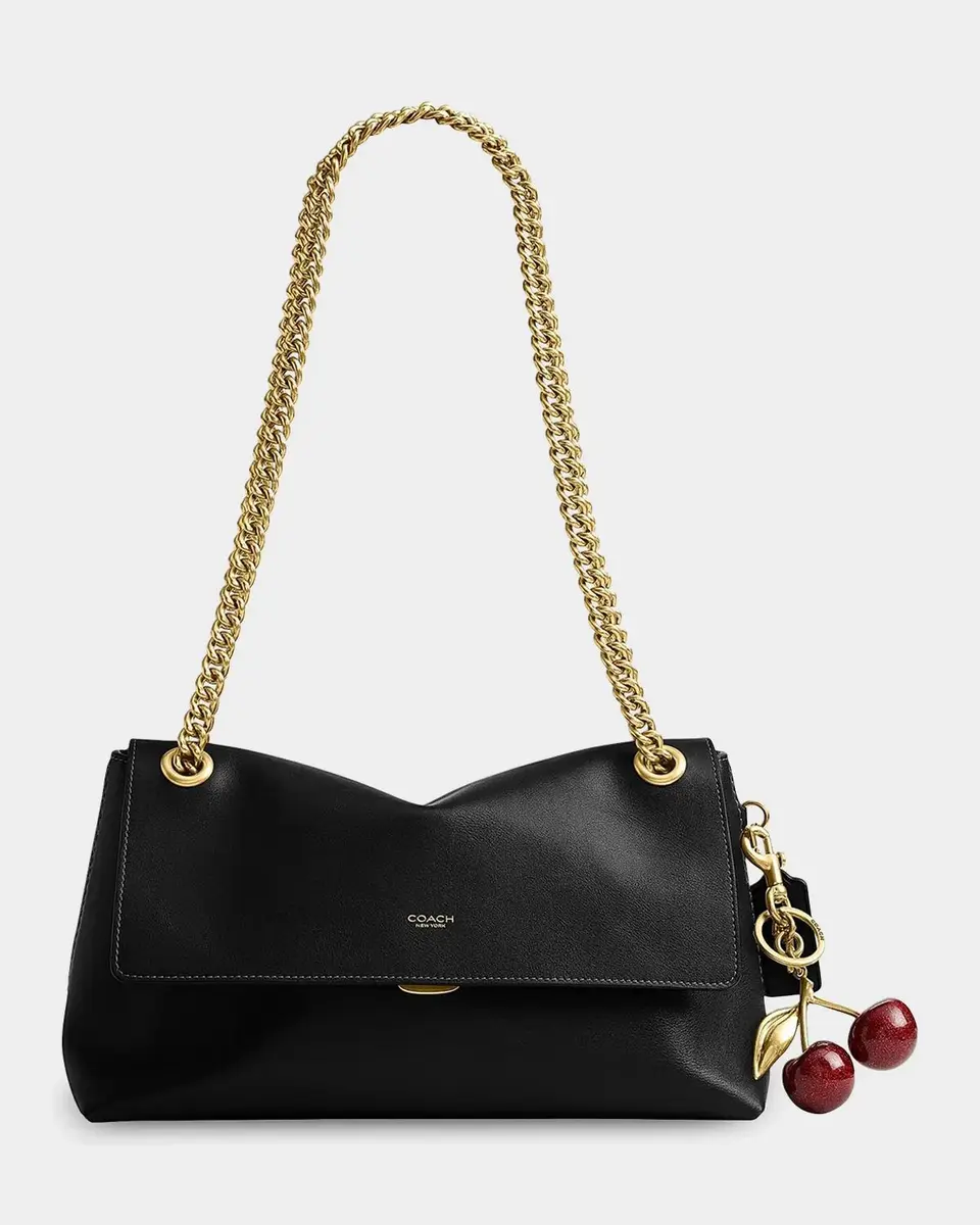 Coach Chelsea 30 Leather Shoulder Bag | Thumbnail 8