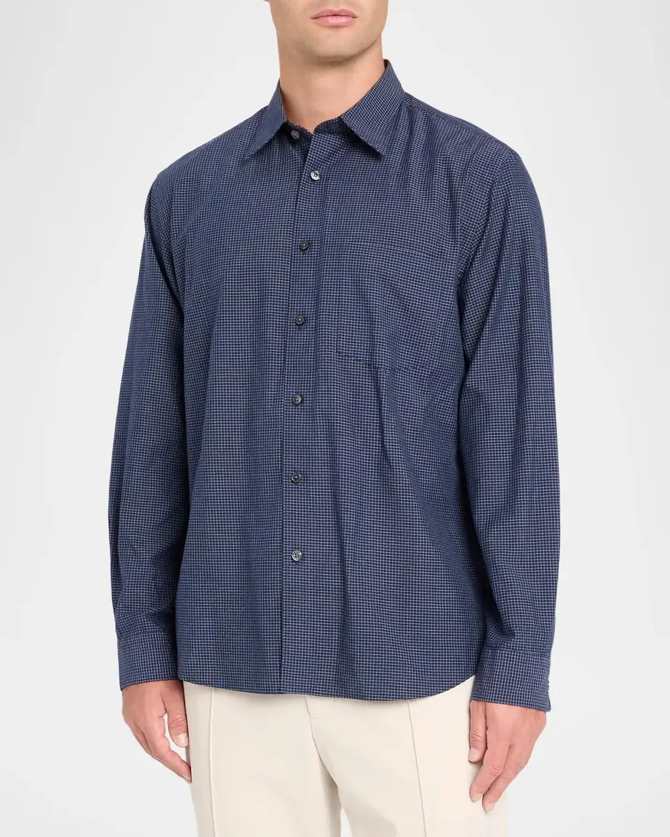 Theory Weekend Cotton-Blend Shirt | Thumbnail 4 Theory Weekend Cotton-Blend Shirt | Thumbnail 4