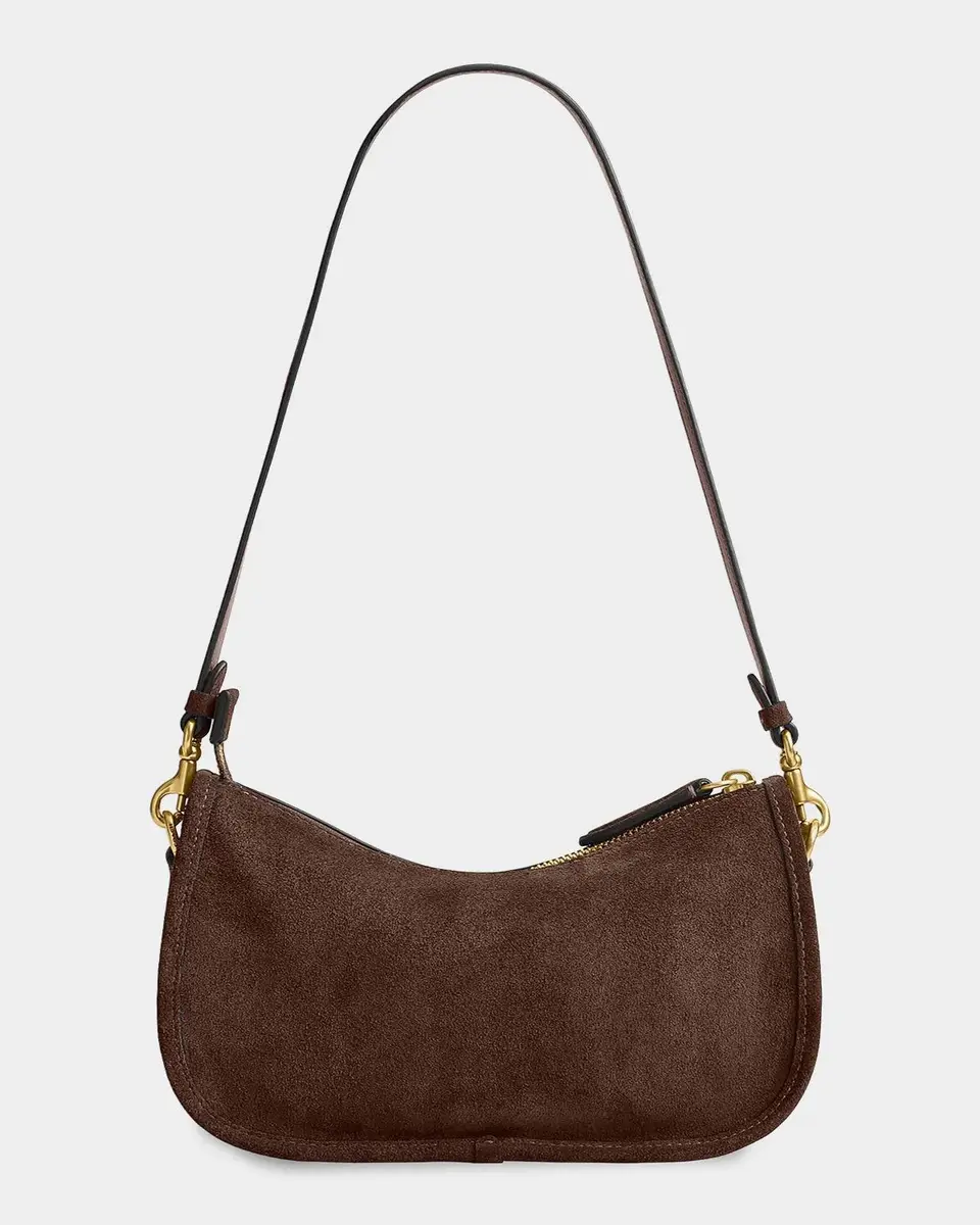 Coach Waverly Suede Shoulder Bag | Thumbnail 3 Coach Waverly Suede Shoulder Bag | Thumbnail 3