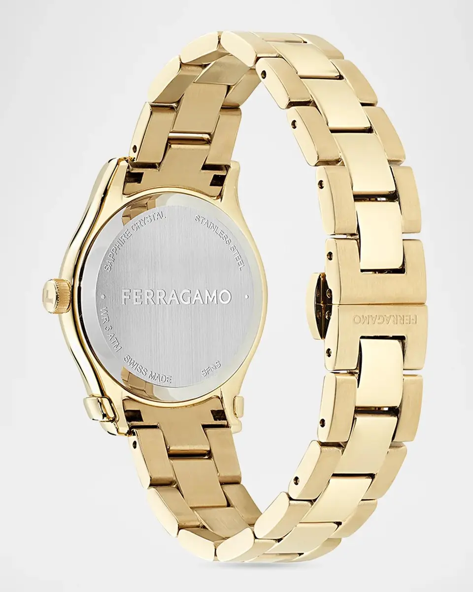 Ferragamo IP Goldtone Stainless Steel Bracelet Watch/33MM | Thumbnail 3 Ferragamo IP Goldtone Stainless Steel Bracelet Watch/33MM | Thumbnail 3