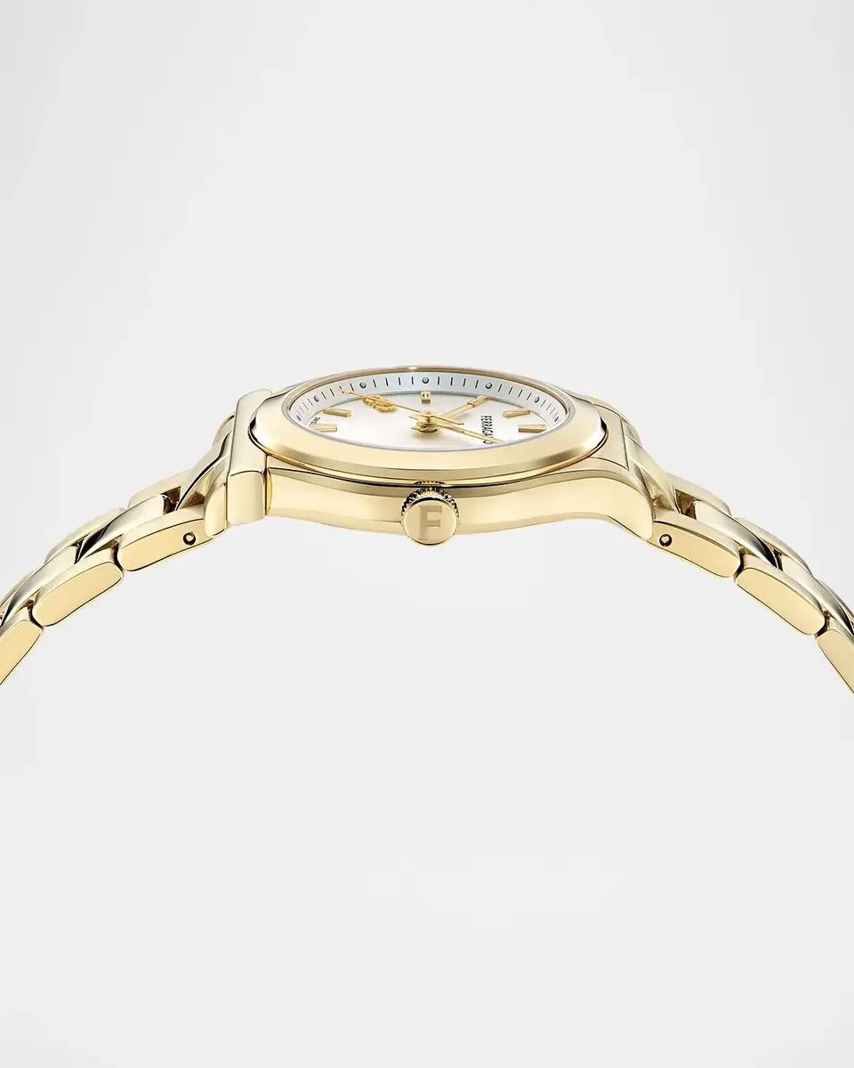 Ferragamo IP Goldtone Stainless Steel Bracelet Watch/33MM | Thumbnail 4 Ferragamo IP Goldtone Stainless Steel Bracelet Watch/33MM | Thumbnail 4