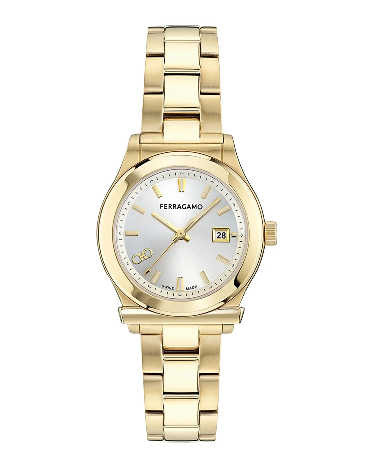 Ferragamo IP Goldtone Stainless Steel Bracelet Watch/33MM