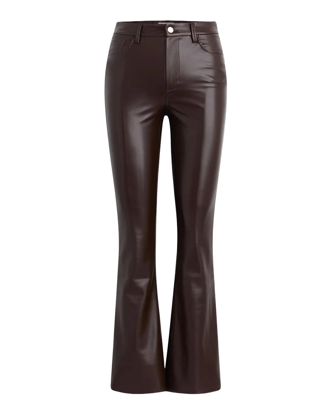 The Vegan Leather Flare Pants The Vegan Leather Flare Pants