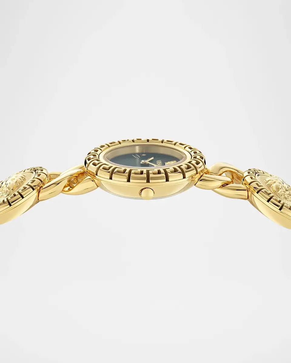 Versace La Greca 28mm IP Yellow Gold Bracelet Watch | Thumbnail 3 Versace La Greca 28mm IP Yellow Gold Bracelet Watch | Thumbnail 3