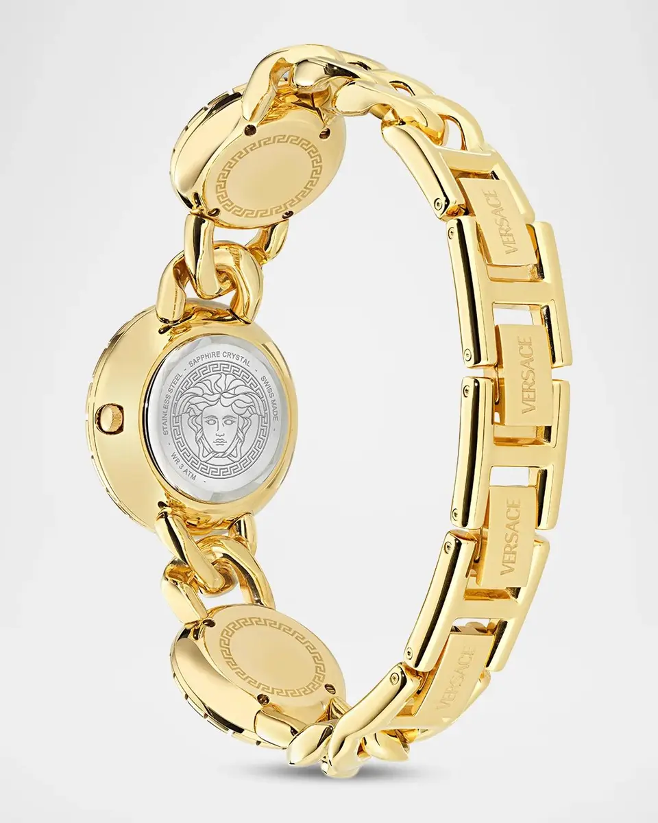 Versace La Greca 28mm IP Yellow Gold Bracelet Watch | Thumbnail 4 Versace La Greca 28mm IP Yellow Gold Bracelet Watch | Thumbnail 4