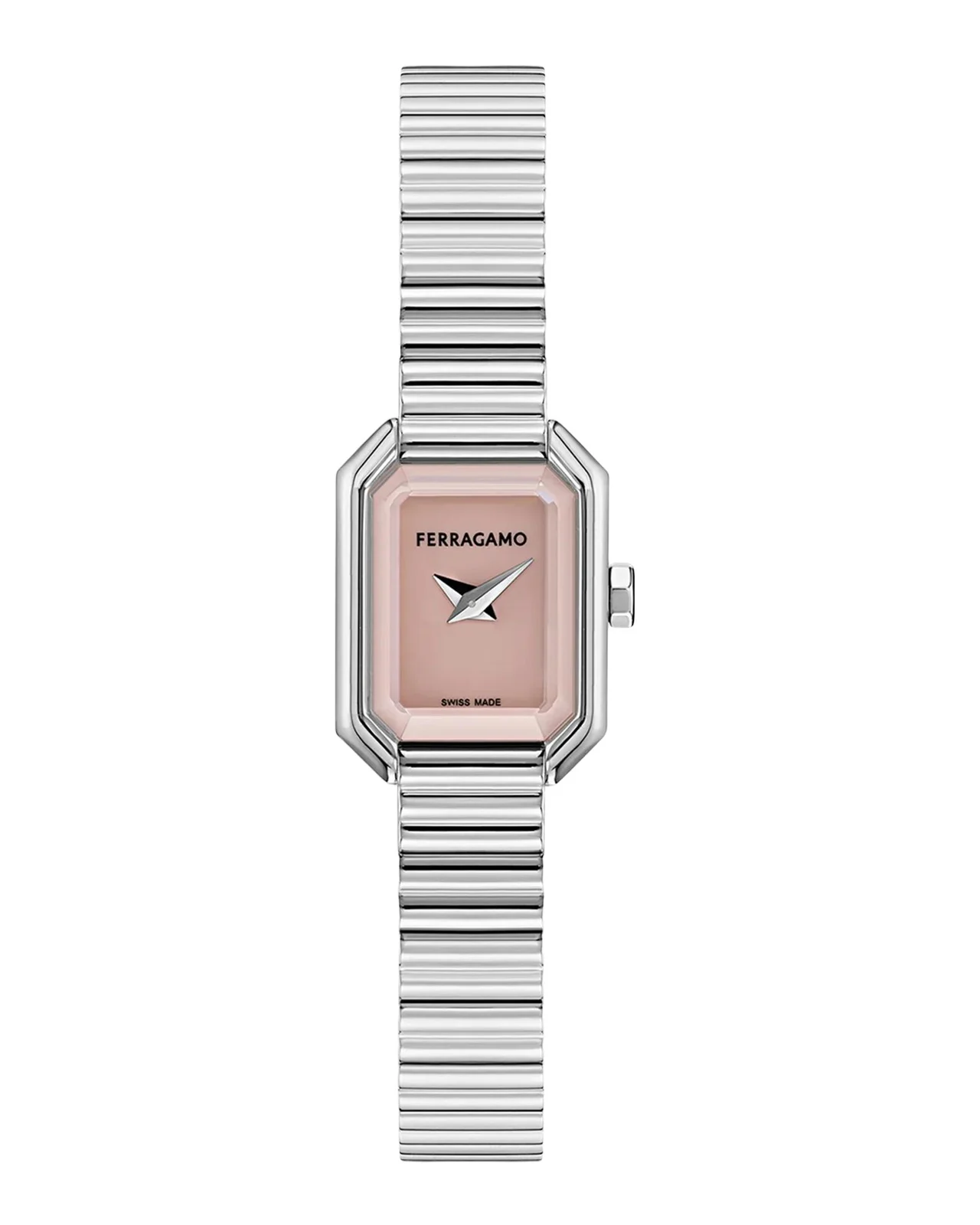 Crystal Petite 15x20mm Stainless Steel Bracelet Watch