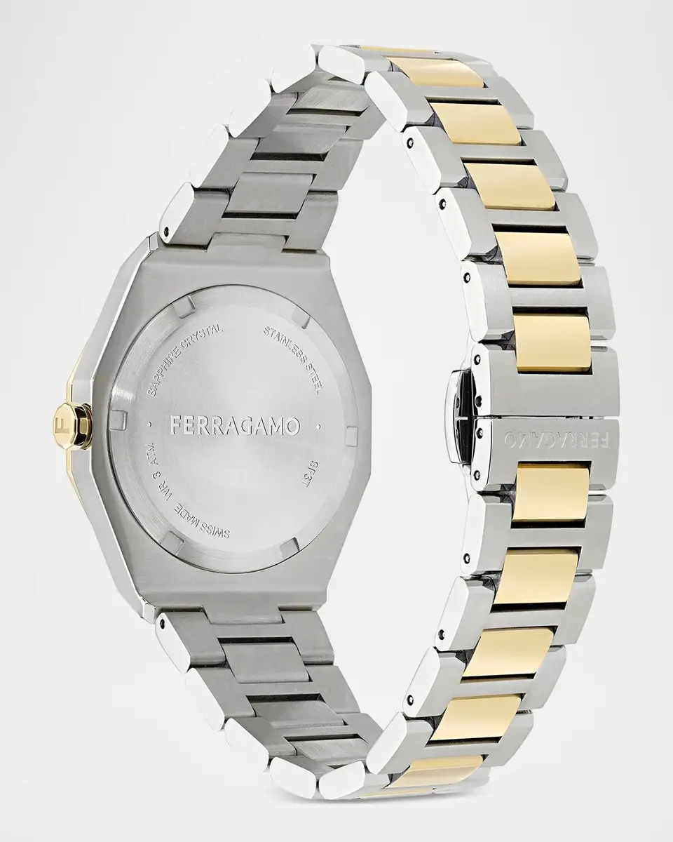 Ferragamo Edge 34mm Two-Tone Bracelet Watch | Thumbnail 3 Ferragamo Edge 34mm Two-Tone Bracelet Watch | Thumbnail 3