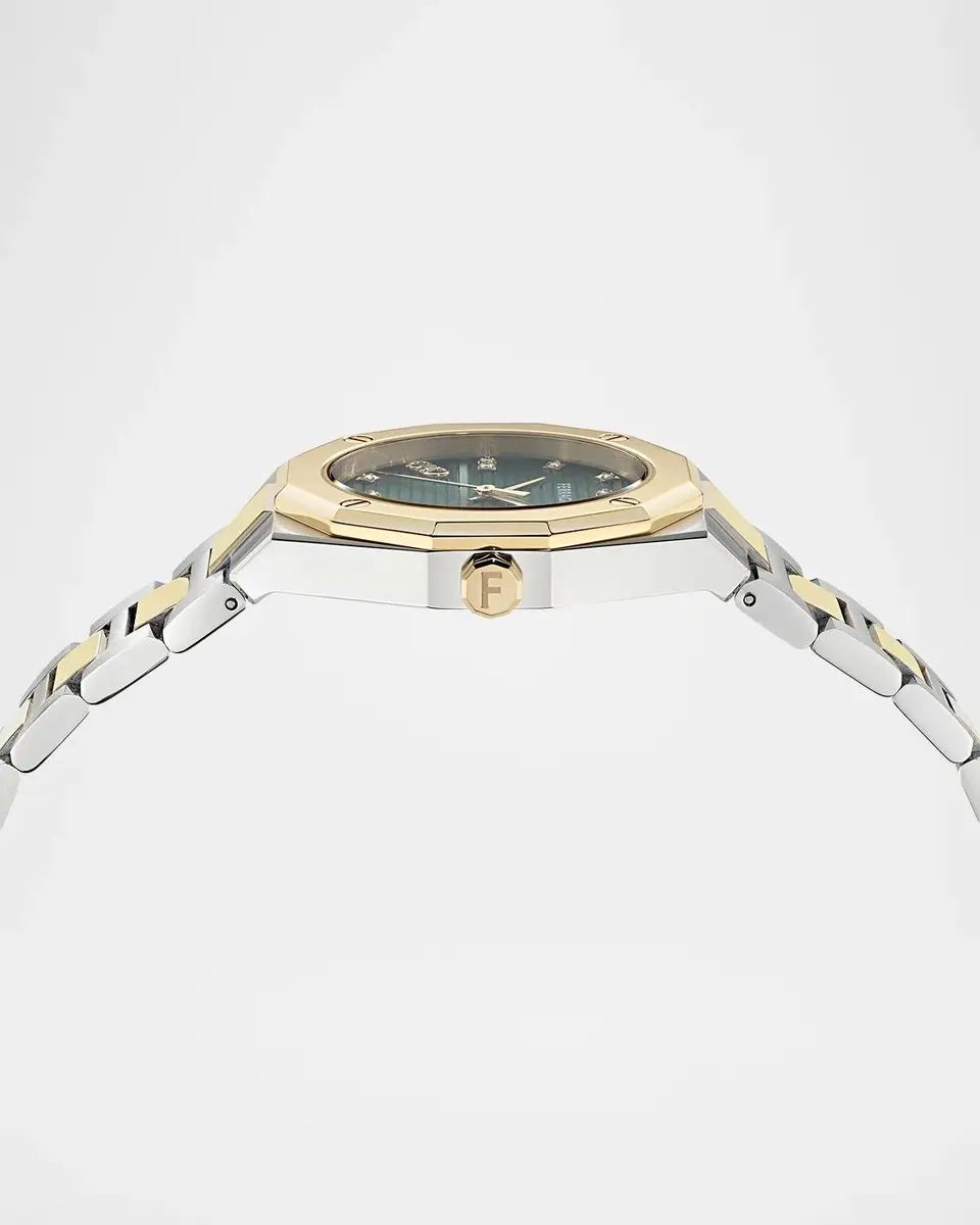 Ferragamo Edge 34mm Two-Tone Bracelet Watch | Thumbnail 4 Ferragamo Edge 34mm Two-Tone Bracelet Watch | Thumbnail 4