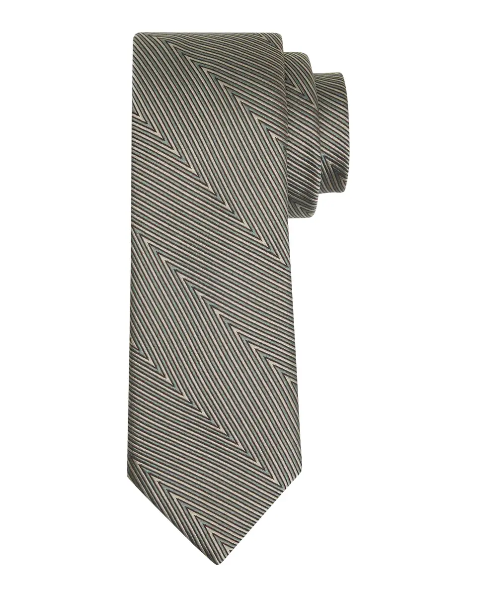 Giorgio Armani Geometric Line Silk Tie | Thumbnail 2 Giorgio Armani Geometric Line Silk Tie | Thumbnail 2