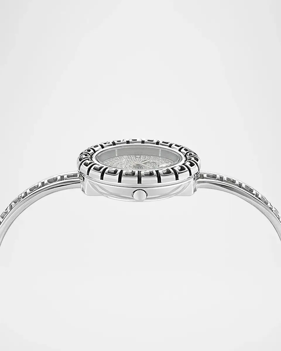 Versace Greca Pendant Diamond 28mm Stainless Steel Bracelet Watch | Thumbnail 3 Versace Greca Pendant Diamond 28mm Stainless Steel Bracelet Watch | Thumbnail 3