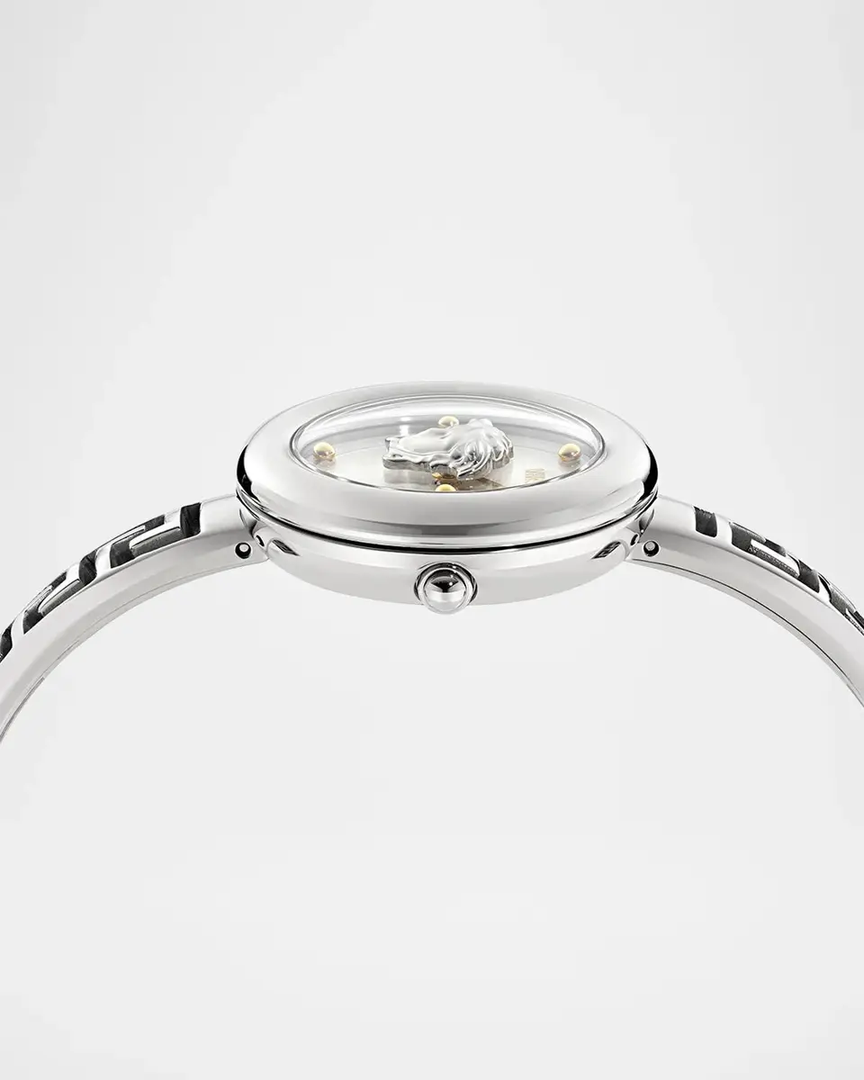 Versace Medusa Eclipse 28mm Stainless Steel Bracelet Watch, 28mm | Thumbnail 3 Versace Medusa Eclipse 28mm Stainless Steel Bracelet Watch, 28mm | Thumbnail 3