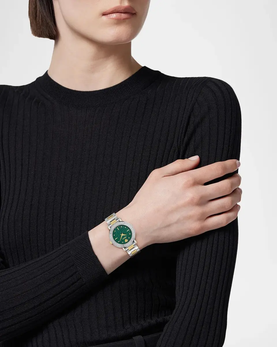 Versace Greca Sphere Petite 30mm Two-Tone Bracelet Watch | Thumbnail 2 Versace Greca Sphere Petite 30mm Two-Tone Bracelet Watch | Thumbnail 2