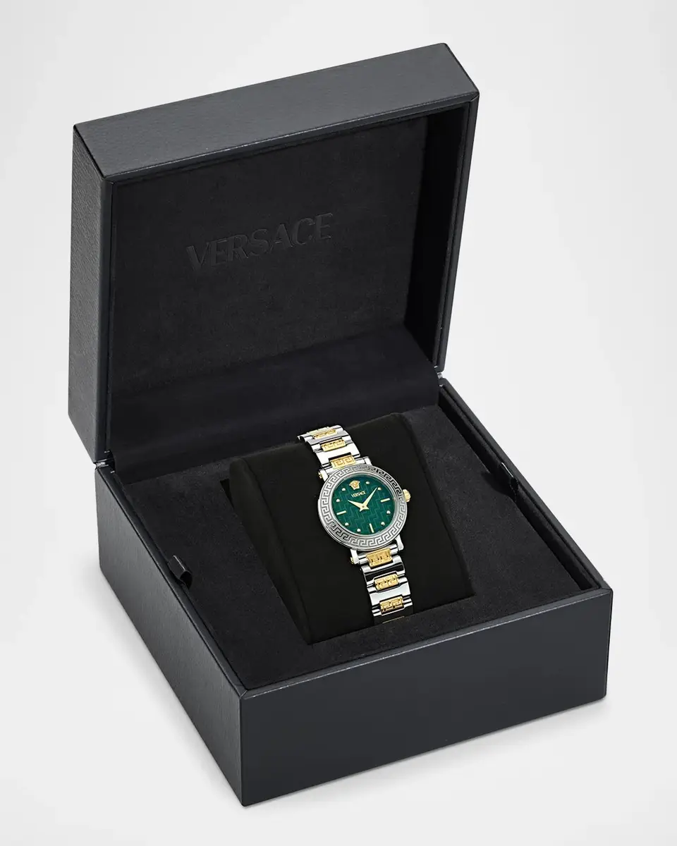 Versace Greca Sphere Petite 30mm Two-Tone Bracelet Watch | Thumbnail 5 Versace Greca Sphere Petite 30mm Two-Tone Bracelet Watch | Thumbnail 5