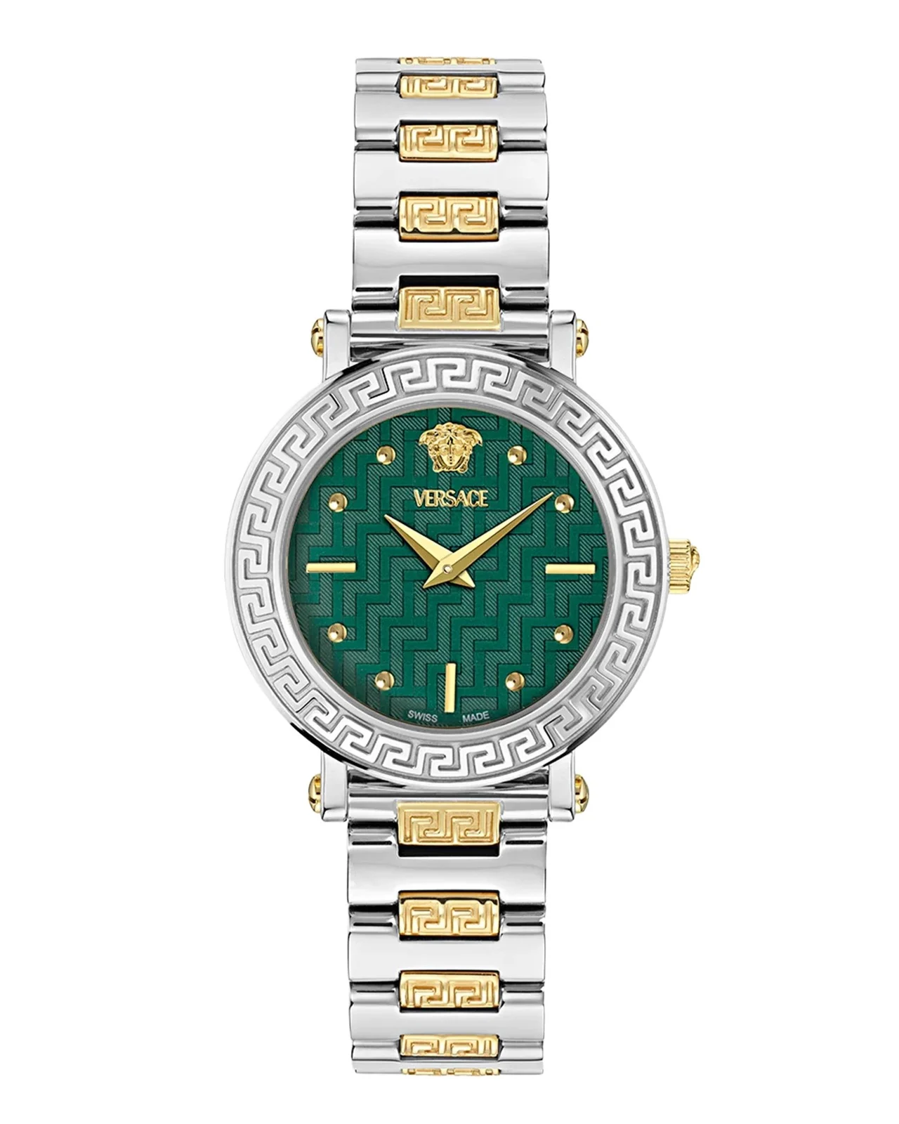 Versace Greca Sphere Petite 30mm Two-Tone Bracelet Watch