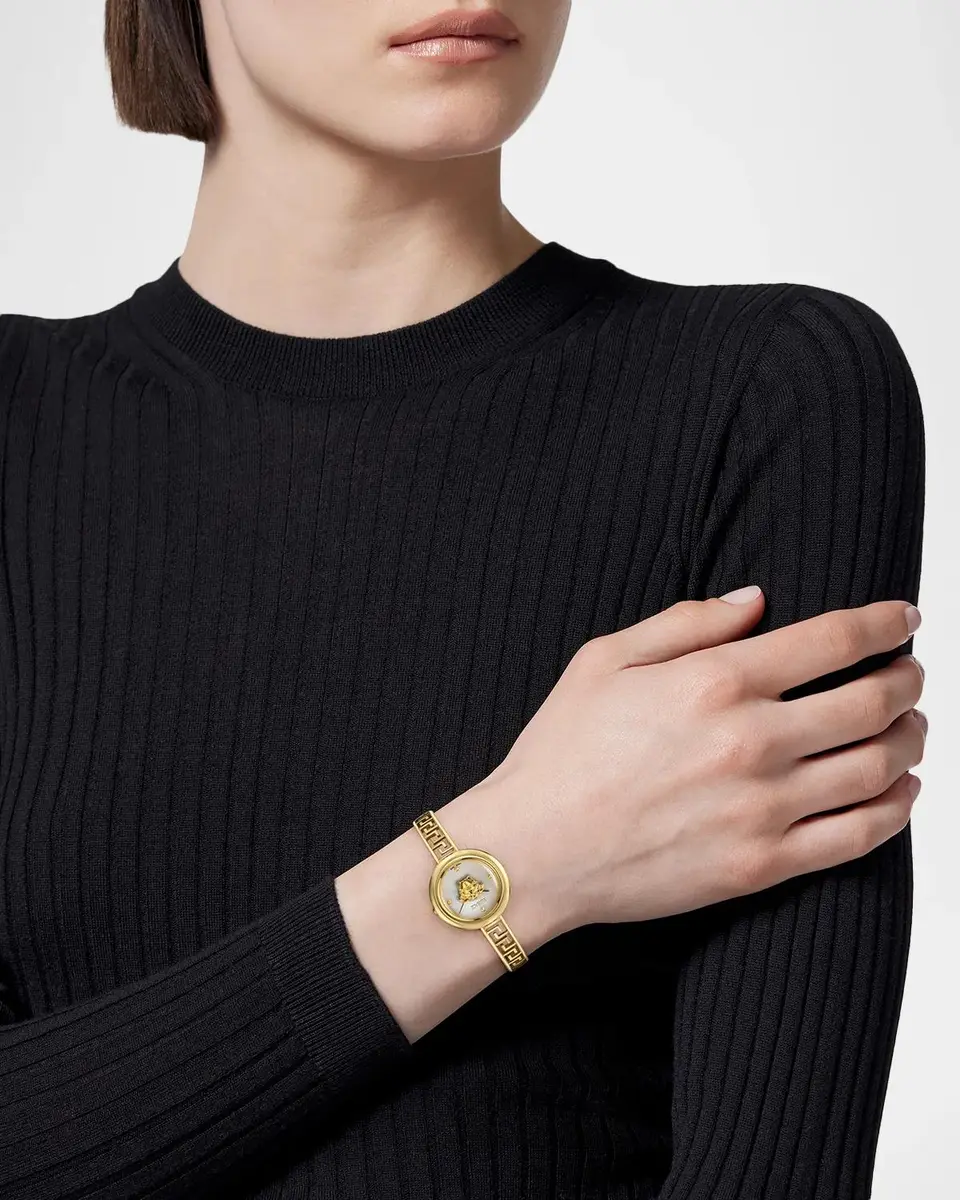 Versace Medusa Eclipse 28mm IP Yellow Gold Bracelet Watch, 28mm | Thumbnail 2 Versace Medusa Eclipse 28mm IP Yellow Gold Bracelet Watch, 28mm | Thumbnail 2