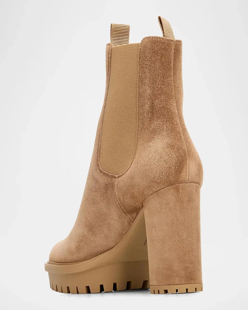 Gianvito Rossi 70mm Suede Chelsea Boots | Thumbnail 4