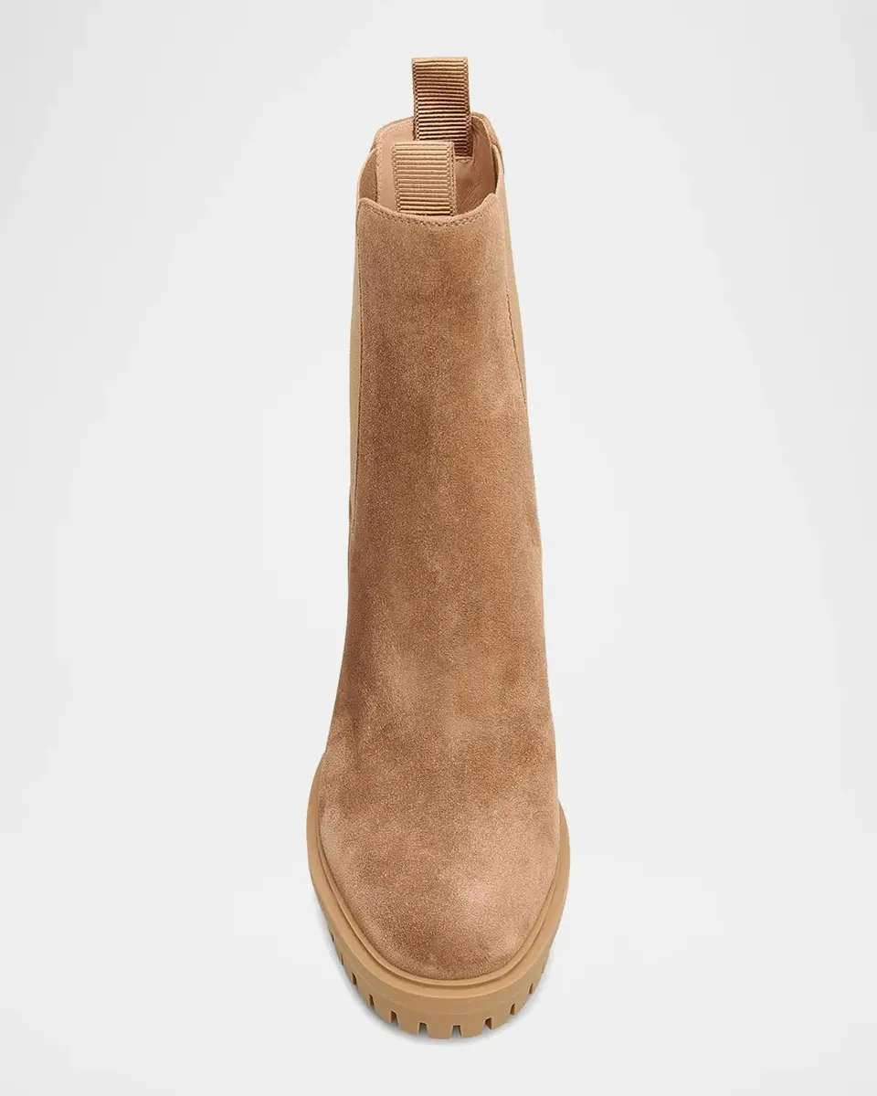 Gianvito Rossi 70mm Suede Chelsea Boots | Thumbnail 6