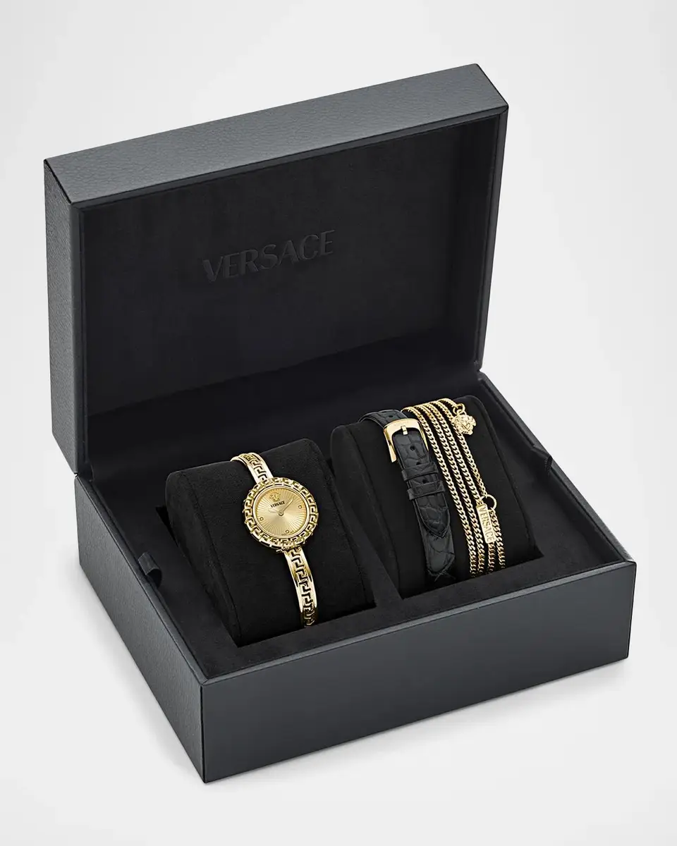 Versace Greca Pendant Diamond Watch Box Set | Thumbnail 5