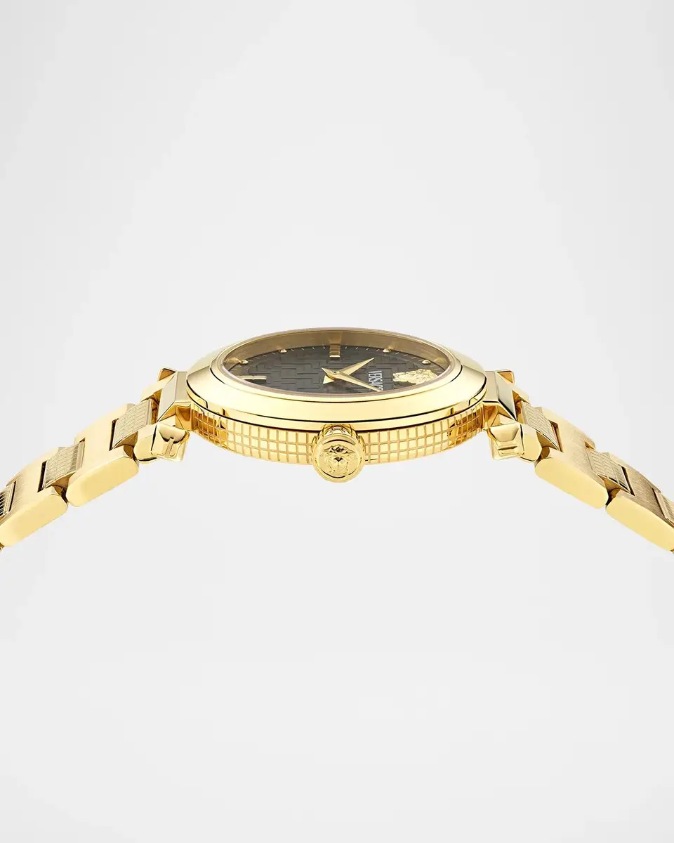Versace Greek 35mm IP Yellow Gold Bracelet Watch | Thumbnail 3 Versace Greek 35mm IP Yellow Gold Bracelet Watch | Thumbnail 3